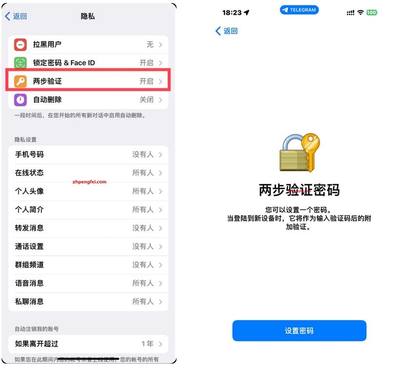 Telegeram中文国际版怎么开启两步验证的详细指南